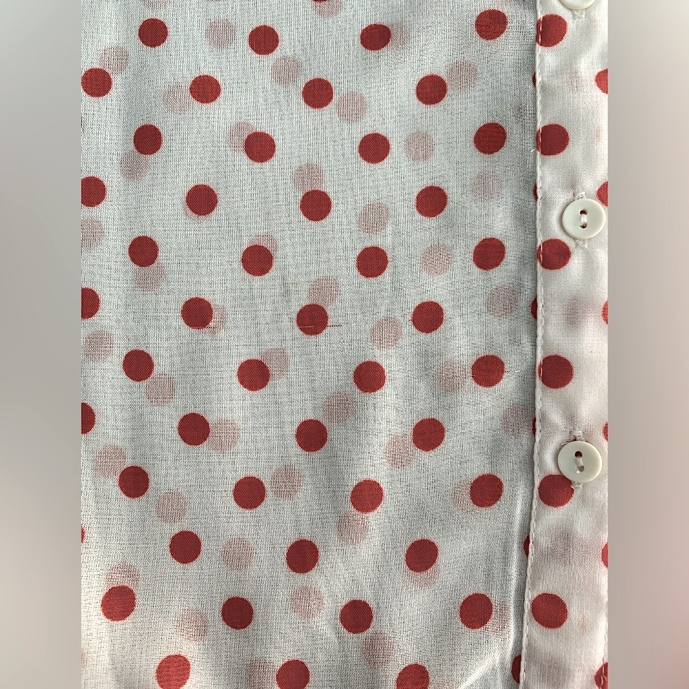 H&M size 4 polka dot peasant blouse - Picture 16 of 16